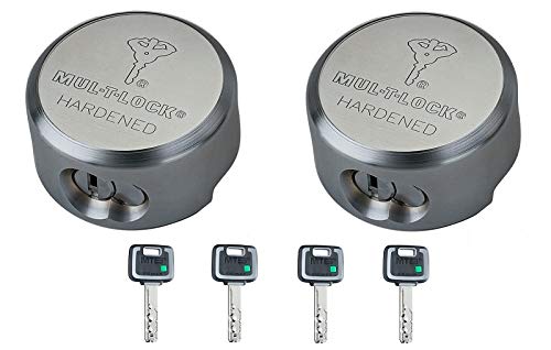 Amazon.co.jp: Mul-t-lock MT5+ TR 100インチ ホッケーパック南京錠 鍵